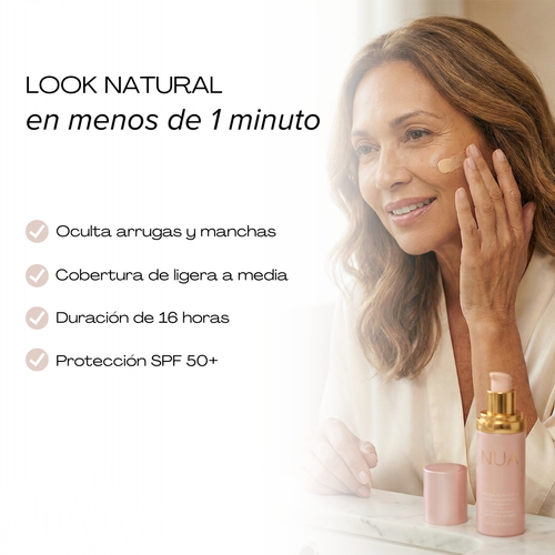 BASE BIOMIMÉTICA 4 EN 1 CON PROTECCIÓN SPF50 Y ANTI EDAD
